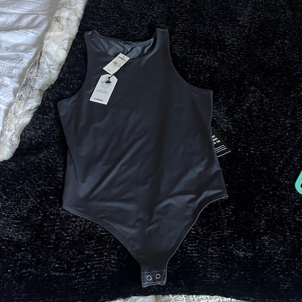 Black Sleeveless Bodysuit